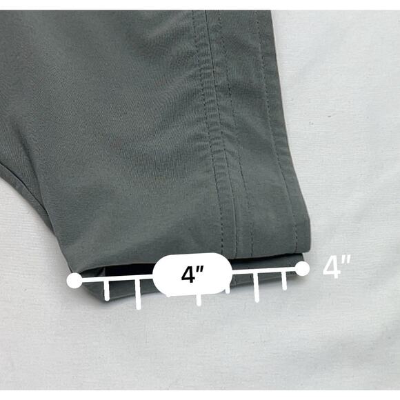 Athleta Women's Gray/Black Striped Ascender Running Shorts Size 6 Pockets - Picture 12 of 12